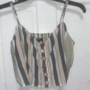 Large Express multicolor crop top